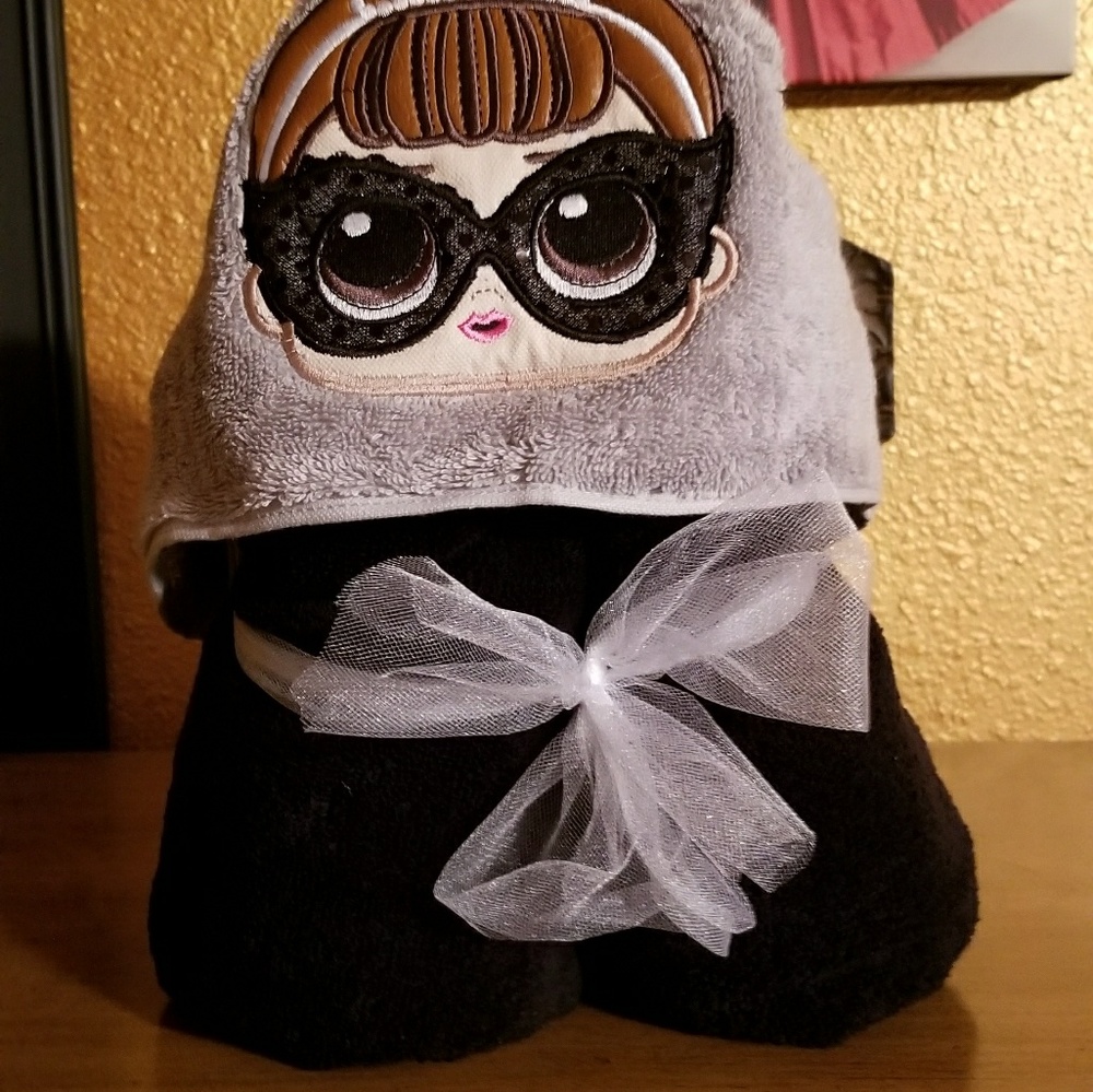 Lol surprise doll hooded towel or pool towel